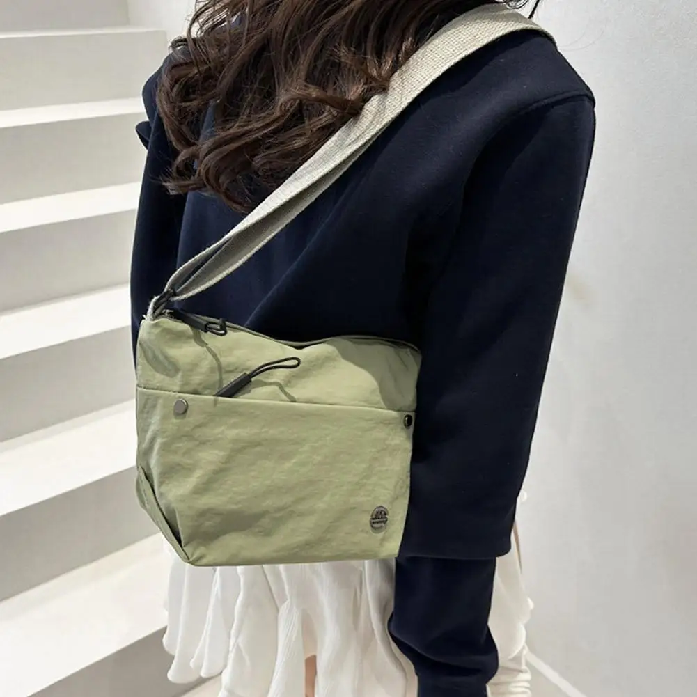 Fashion Waterproof Nylon Crossbody Bag Quick-dry Portable Large Capacity Lightweight Casual Shoulder Bag Versatile Phone Bag image 5