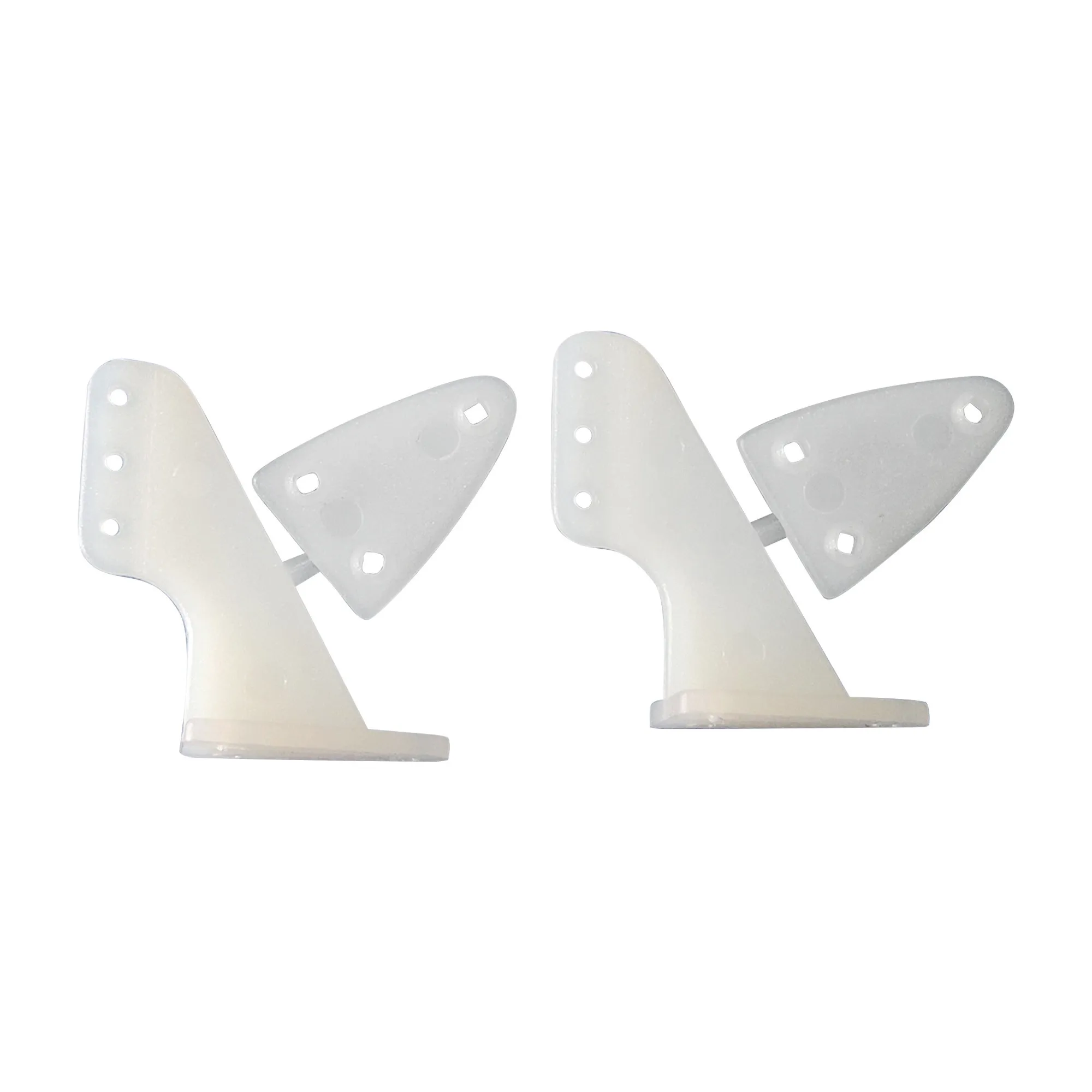Xaero 10PCS  Nylon Pin Horns for RC Airplanes, 3 Hole/4 Hole Zip Horns No Screws, Electric Plane Foam Model Accessories