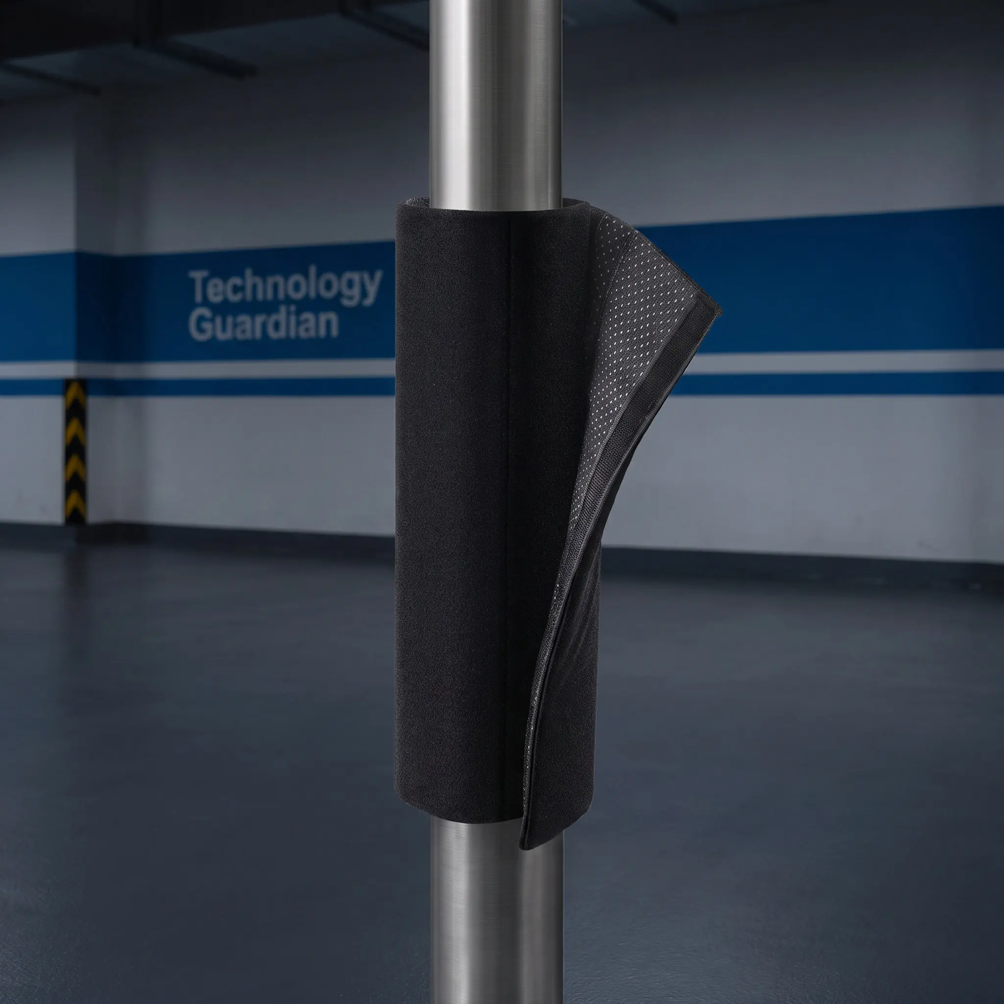 2Pcs Parking Garage Pole Protector Basement Support Post Cover Elastic Cushion Column Pad Guard Collision Resistant Wrap