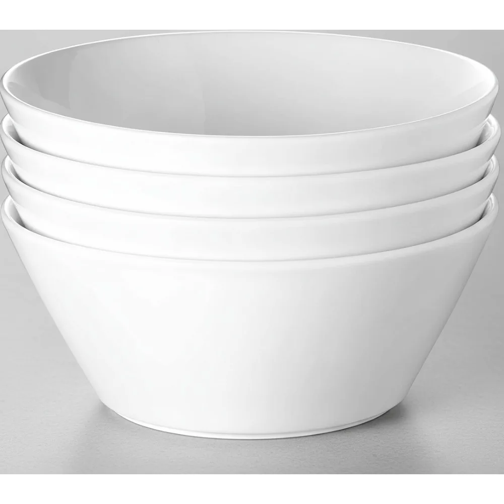 

Набор из 4 больших керамических мисок емкостью 58,5 унции — можно мыть в микроволновой печи и в посудомоечной машине, идеально подходит для салата, макарон, закусок, ежедневного использования