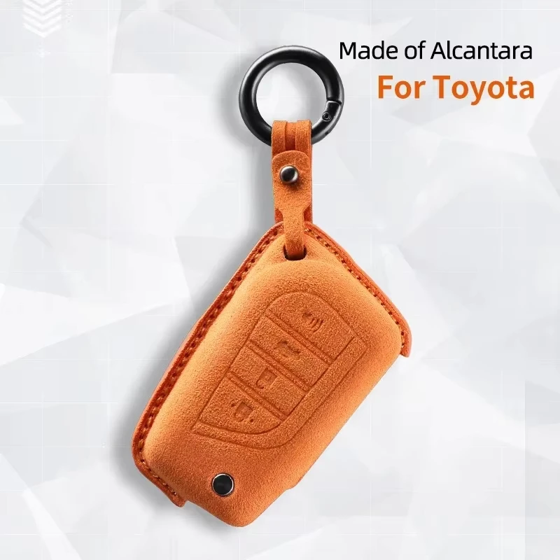 High-quality Car Remote Key Case Cover Shell For Toyota Corolla Camry 70 Prius C-HR Levin Reiz 4 Buttons Keychain Fashion Retro