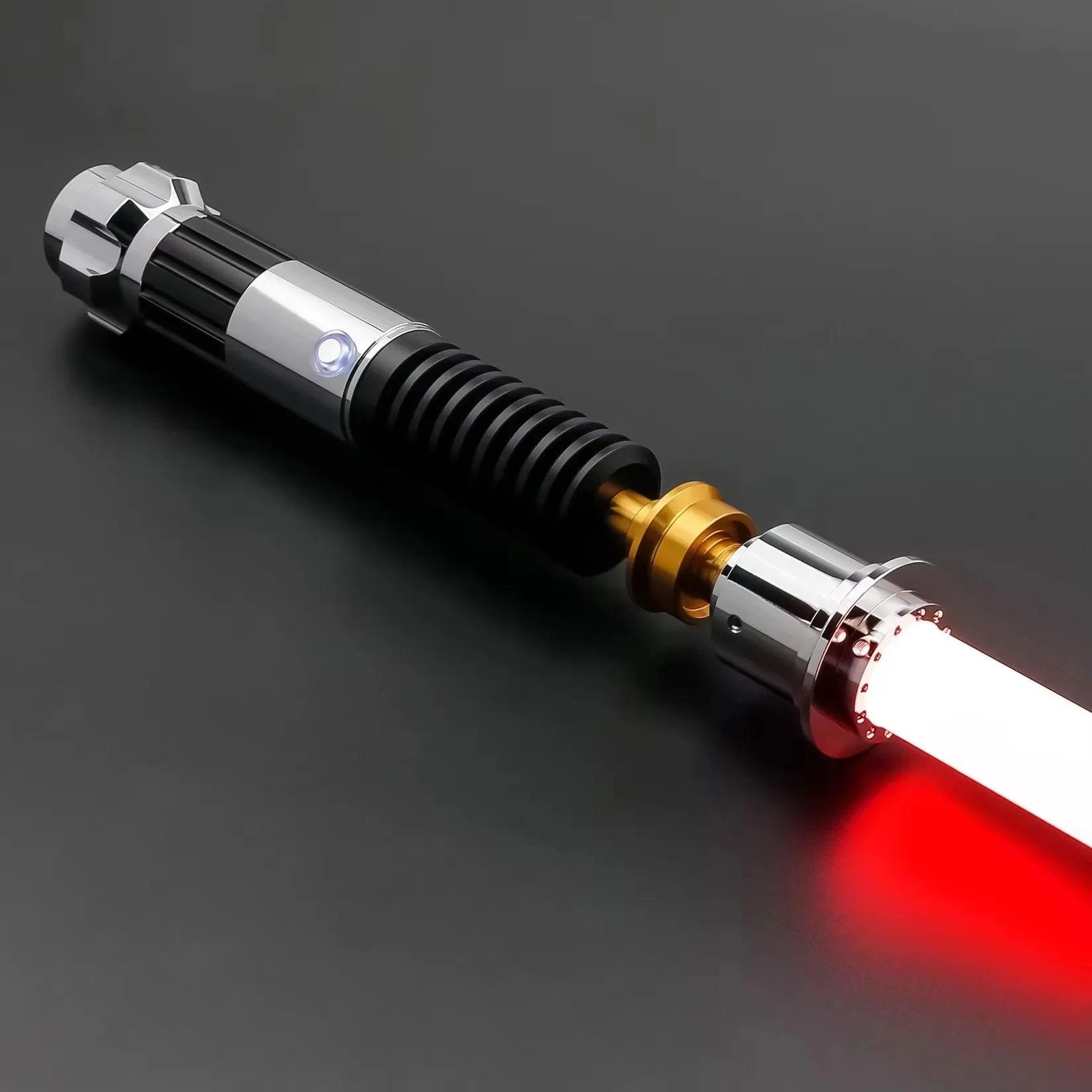 Obi Wan SE TXQSTUDIO RGB Heavy Dueling NoePixel Sword Smooth Swing Metal Hilt lightsaber Control Colors Change Cosplay FOC