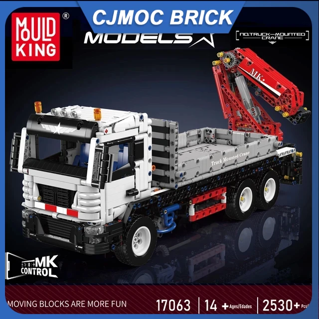 Mal King 17063 Technische Auto Bouwsteen Afstandsbediening Vrachtwagen Gemonteerde Kraan Model Assemblage Baksteen Speelgoed Kids Kerstcadeau