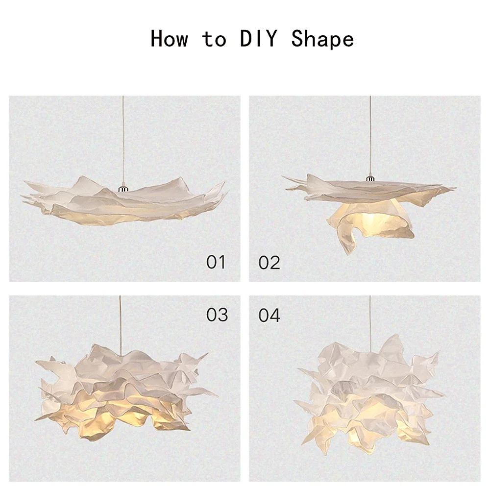 

43 см Art DIY облачный абажур цветок абажур потолочный абажур украшение люстра подвеска для гостиной спальни бар использование