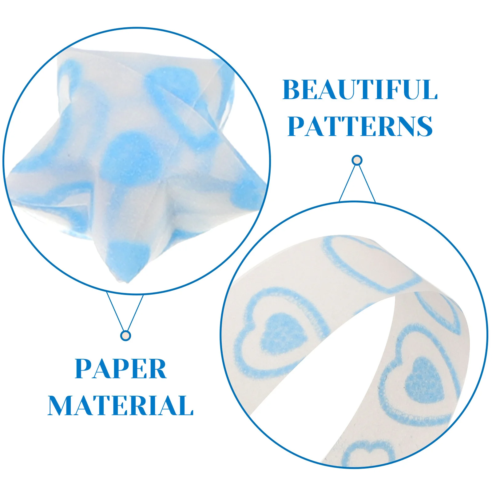 

210Pcs Stars Origami Paper Strips for DIY Handmade Crafts Romantic Home Decoration Festival School Art Project Supplies