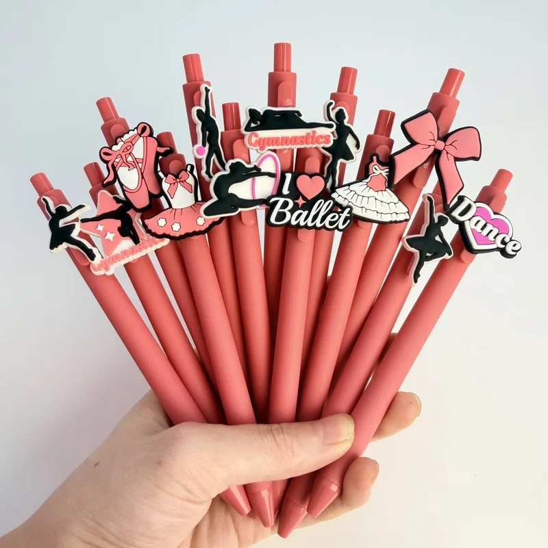 20/30Creative ballet girl-themed ballpoint pen，Random Color Suitable for school learning for dancing girls、Office writing、The ha