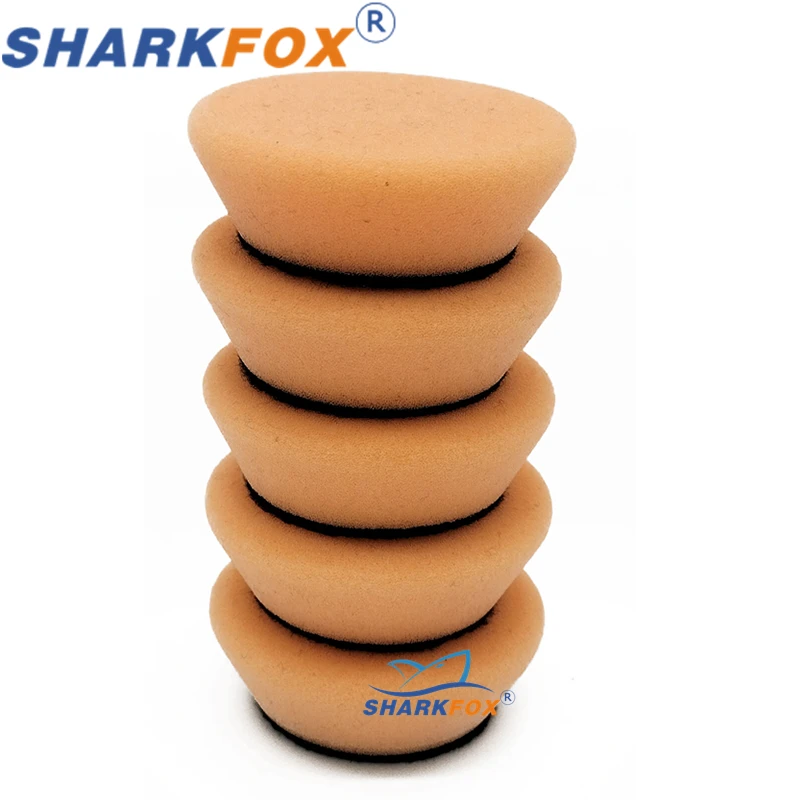 1 นิ้ว/2 นิ้ว Mini Polishing Pads ชุด T-Shape ฟองน้ํารถรายละเอียดขัด Buffing Pads สําหรับรถขัดแว็กซ์ซีลเคลือบ