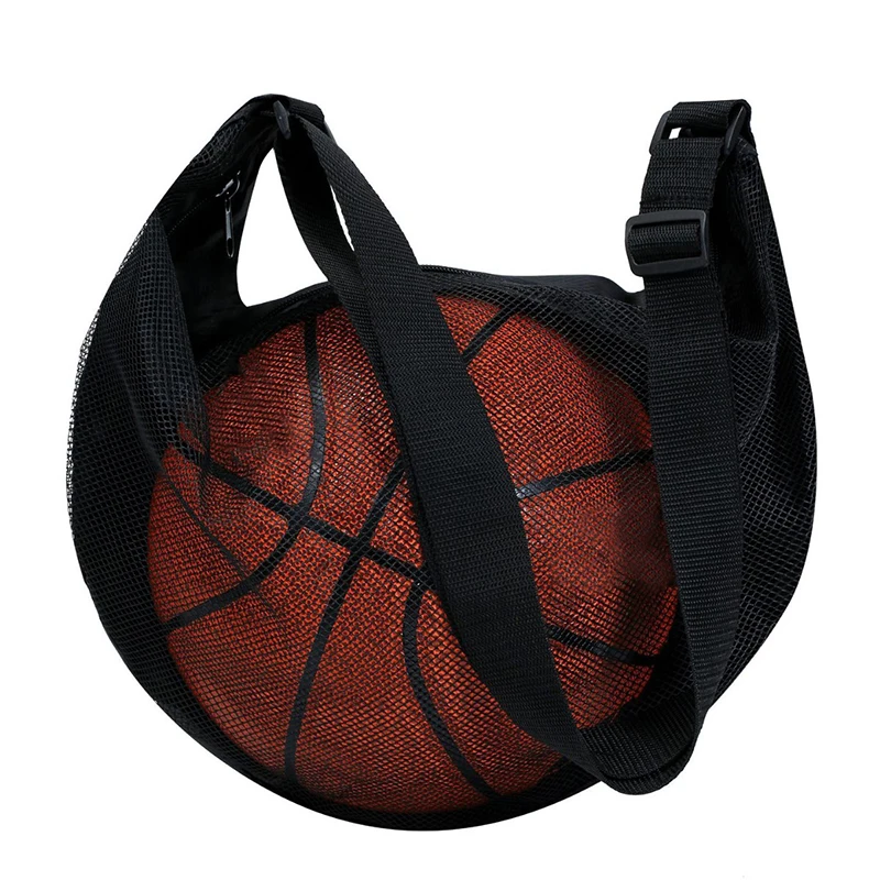 Tas Ransel Serut Portabel untuk Bola Basket, Tas Jala untuk Bola Sepak Bola, Bola Voli, Tas Penyimpanan Bola, Olahraga Luar Ruangan, Bepergian, Gym, Yoga