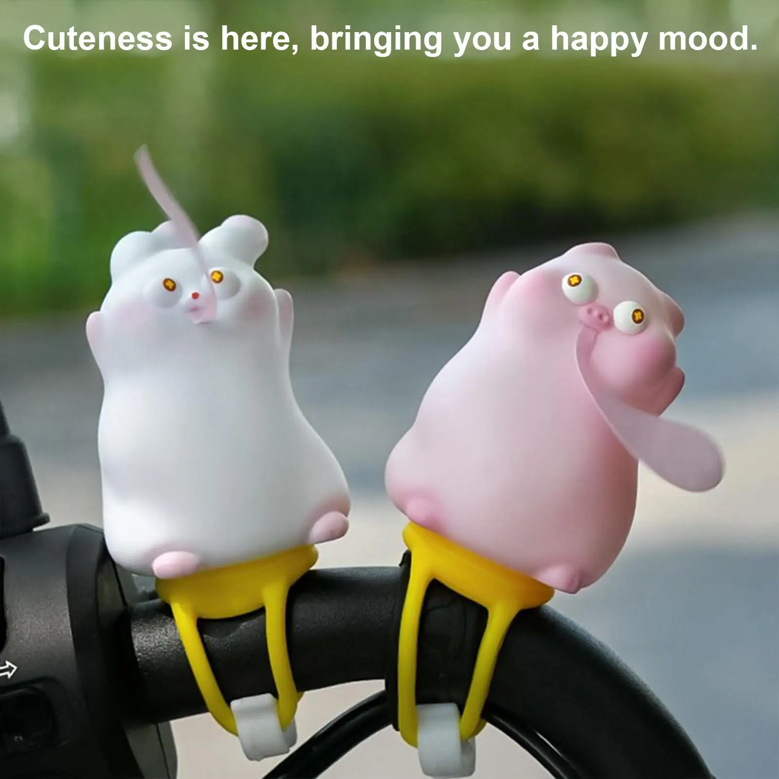 

Фигурка руля велосипеда, мультяшное животное, украшение на руль велосипеда, аксессуар для скутера, езда на велосипеде, дети на открытом воздухе, спорт