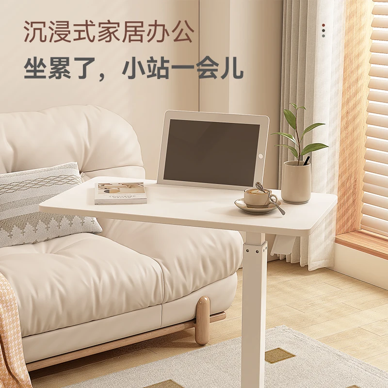 

Pneumatic lifting table Bedside table Movable simple small desk Home student computer desk Desk workbench