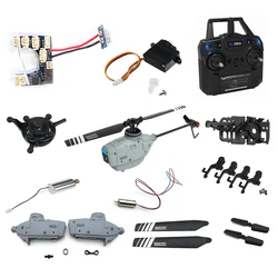 Original Spare Parts for C127 Sentry E110 RC Helicopter Main Blade Motor Body Shell Swashplate Battery (All Accessories)
