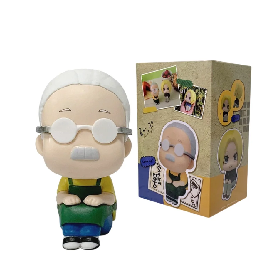 SAKAMOTO DAYS Q Version Figure Asakura Shin Taro Sakamoto Anime Peripheral Kawaii Sitting Toys Desktop Car Model Ornaments Gifts