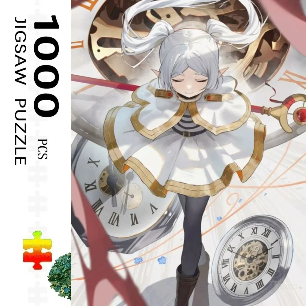 

500 Pieces Jigsaw Puzzle for Adults Anime Frieren: Beyond Journey’s Paper Puzzles Home Decor Wall Display Festival Gift