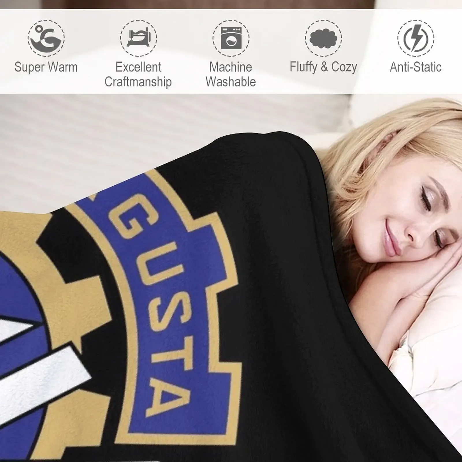 MV Agusta logo Throw Blanket sofa wednesday Blanket Fluffy Plaid on the sofa