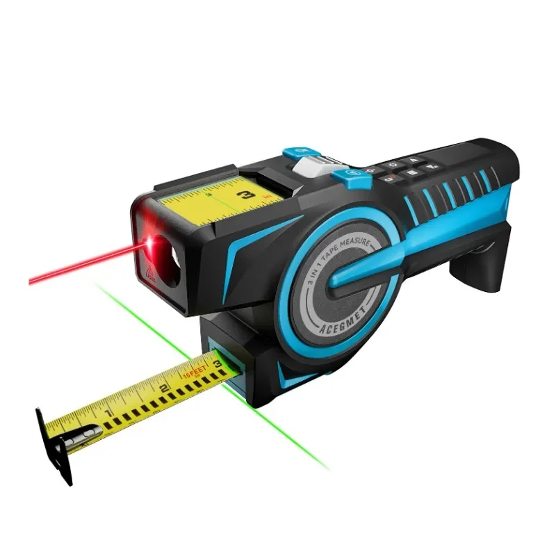 Three in one digital tape measure with a digital accuracy of up to+/-0.1 millimeters.