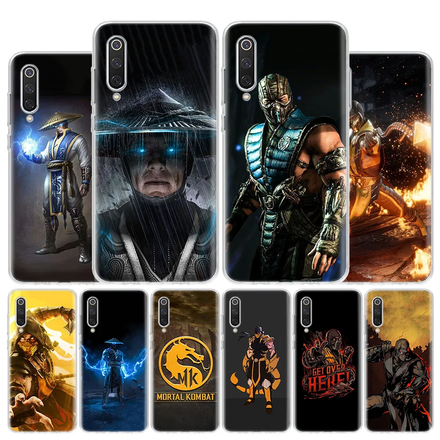 Mortal Kombat Phone Case For Xiaomi Poco X6 X5 X4 X3 Pro F6 F5 F4 Gt F3 F2 F1 M5S M5 M4 M3 M2 Nfc Soft Cover Shell X3 Pro X5 X4 