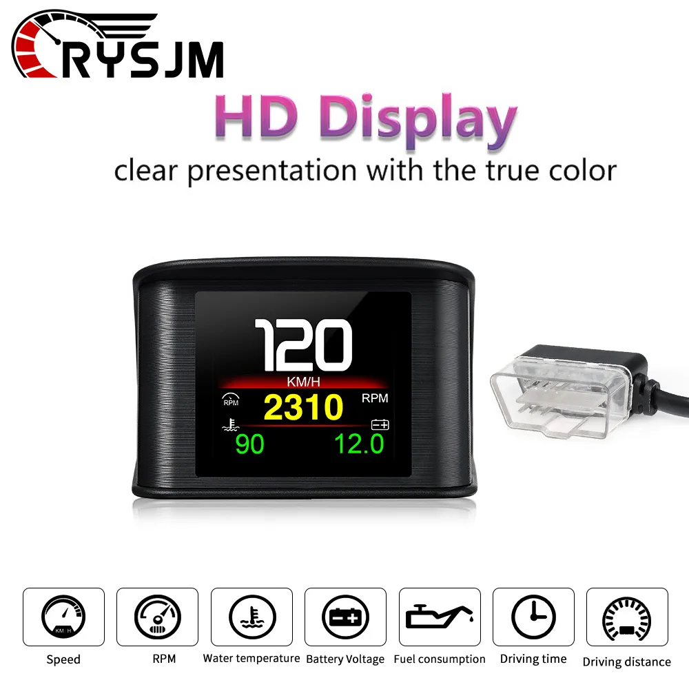 

* P10 PRO OBD HUD Car Digital Head Up Display Speedometer On Board Computer Overspeed Alarm Automotive Electronic Accessories