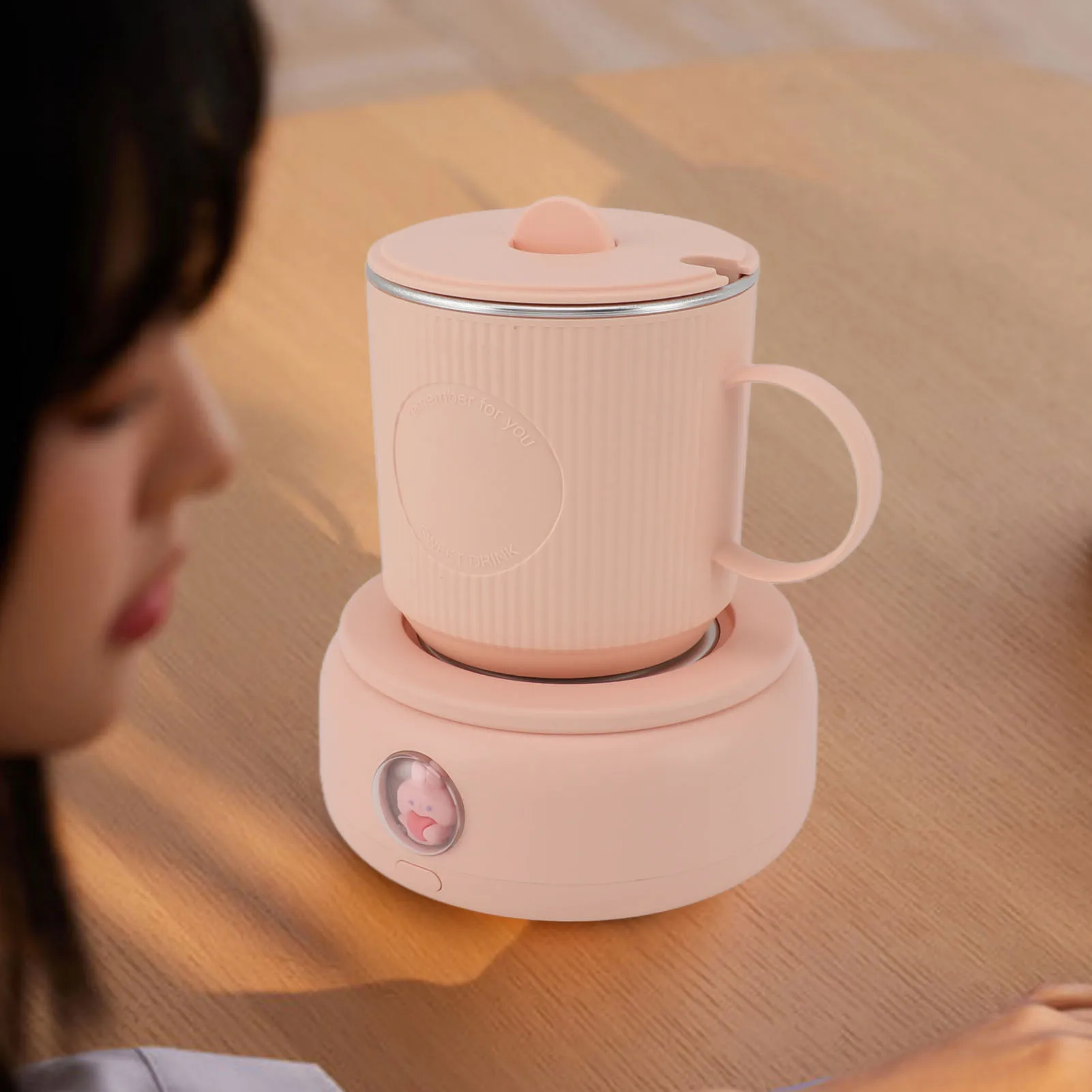 كوب تسخين ومبرد للمشروبات متعدد الاستخدامات - حامل كوب قهوة للتخييم في مهجع التدفئة والتبريد وسادة أكواب للمشروبات