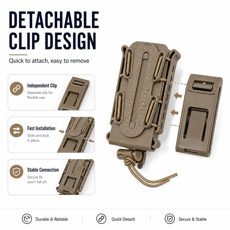 Reinforced Sewing Elastic Organizer Pouch Elastic Fastening Strap Design Hobby Scene Equipment Accessory Container