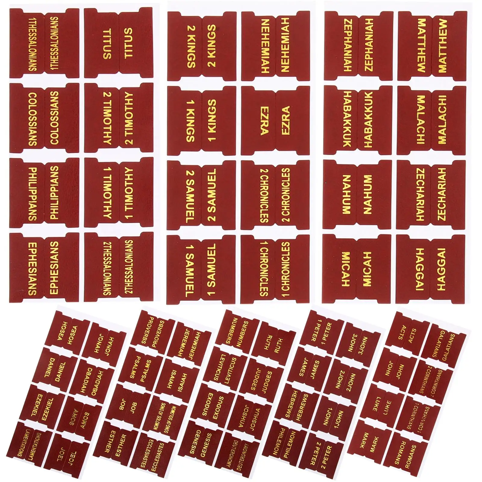 Bible Journaling Accessories Label Tabs Index for Sturdy Study