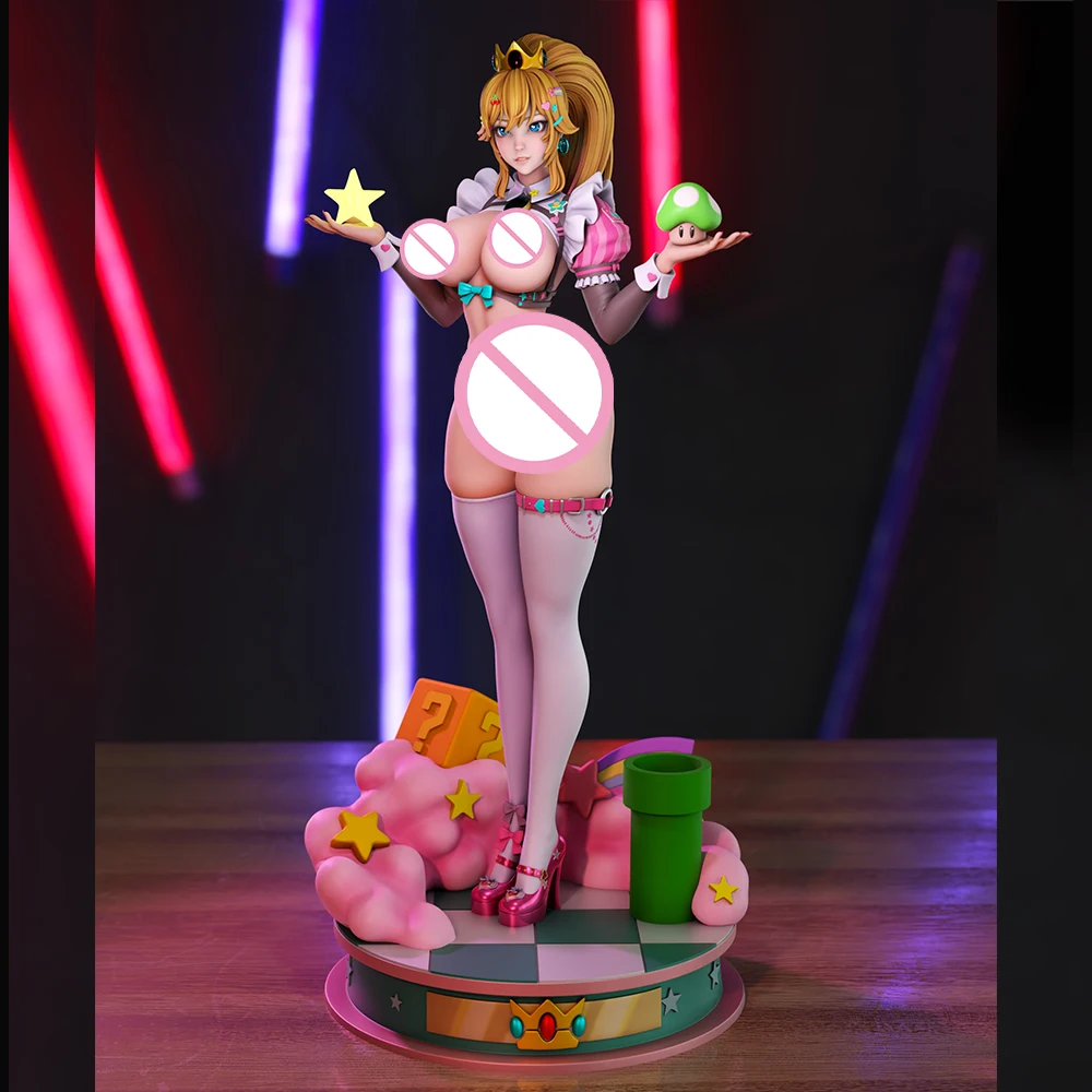 

1/16 3d Printing Model Kit Beauty Girl Peach Candy Star NSFW Anime Figure Model Kit DIY Miniature Reduction Statue Unpainted Toy