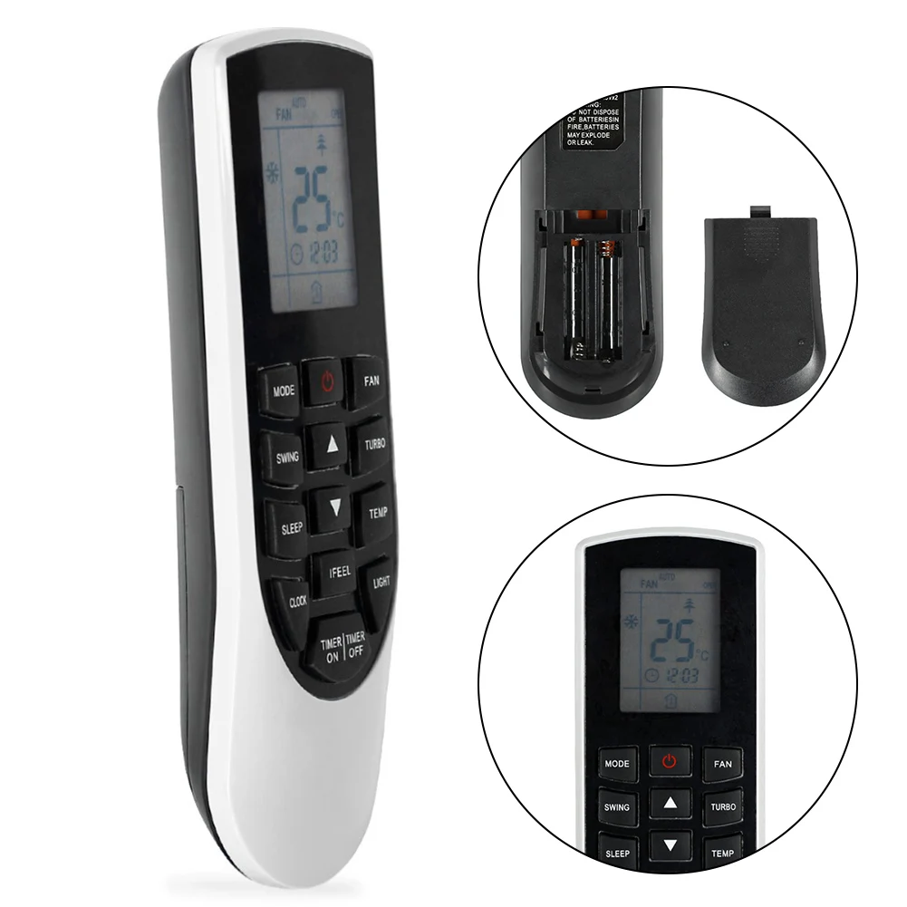 Remote Control AC Remote Control Remote Control Untuk AC Hitam Putih Pengontrol AC