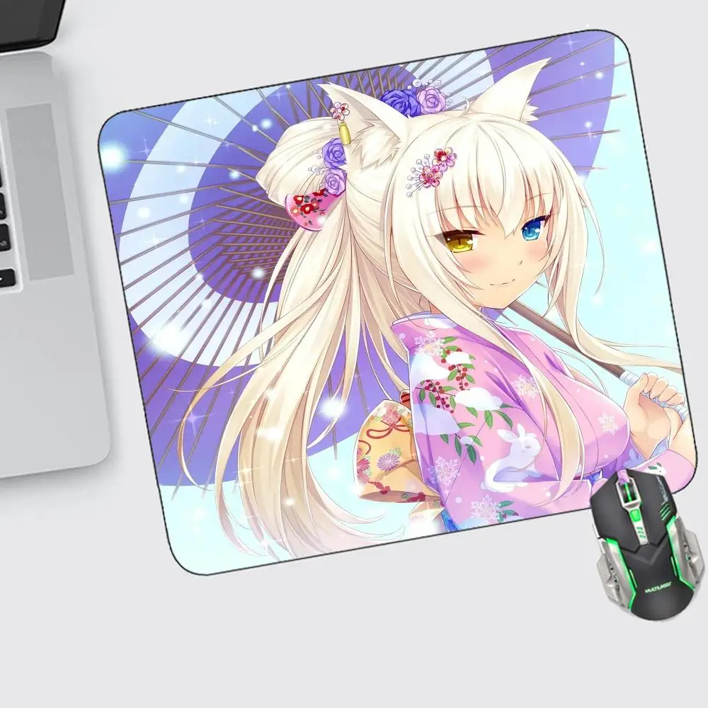

Anime NekoPara Mouse Pad Small Gaming Accessories Keyboard Computer Offices Desk Mat Pc Gamer Non-slip Rubber Mousepad