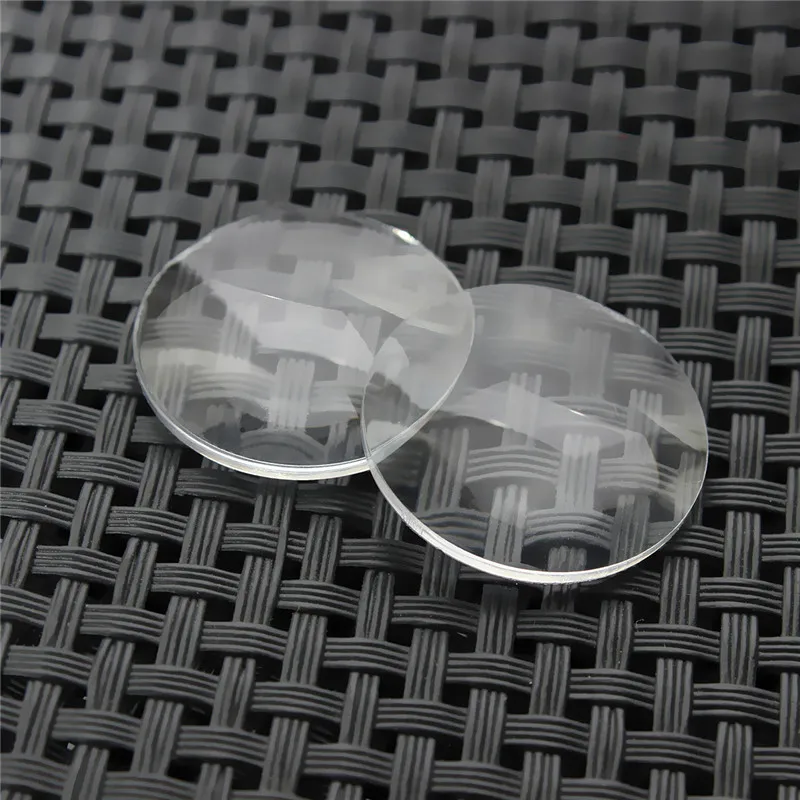 10 sztuk Dia 25mm Ogniskowa 45mm Biwypukła przezroczysta soczewka Wypukła szklana soczewka do Google Cardboard Box 3D VR Okulary Soczewka