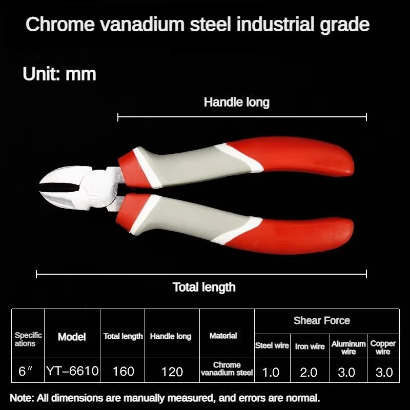 New Multifunctional Diagonal Pliers Wire Cutter Pointed Nose Tool