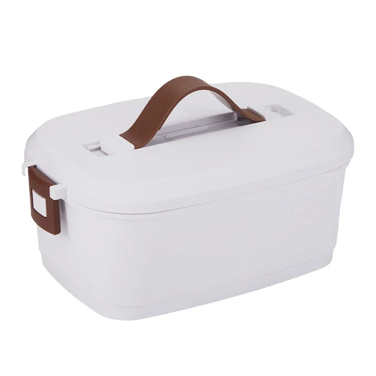 Multifunctional 1.5L Large Capacity Heating Insulation Heating Food Cooking Box Electric Lunch Box