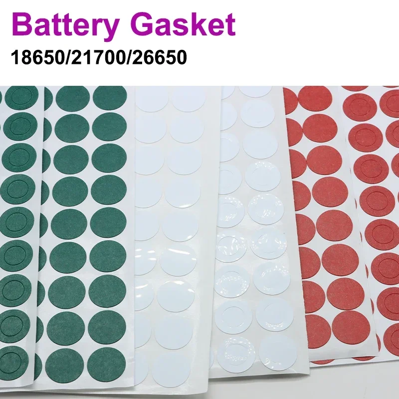 

50~5000pcs Insulation Gasket 18650 21700 26650 Battery Pack Cell Adhesive Barley Paper with Glue Fish Electrode Insulated Pads