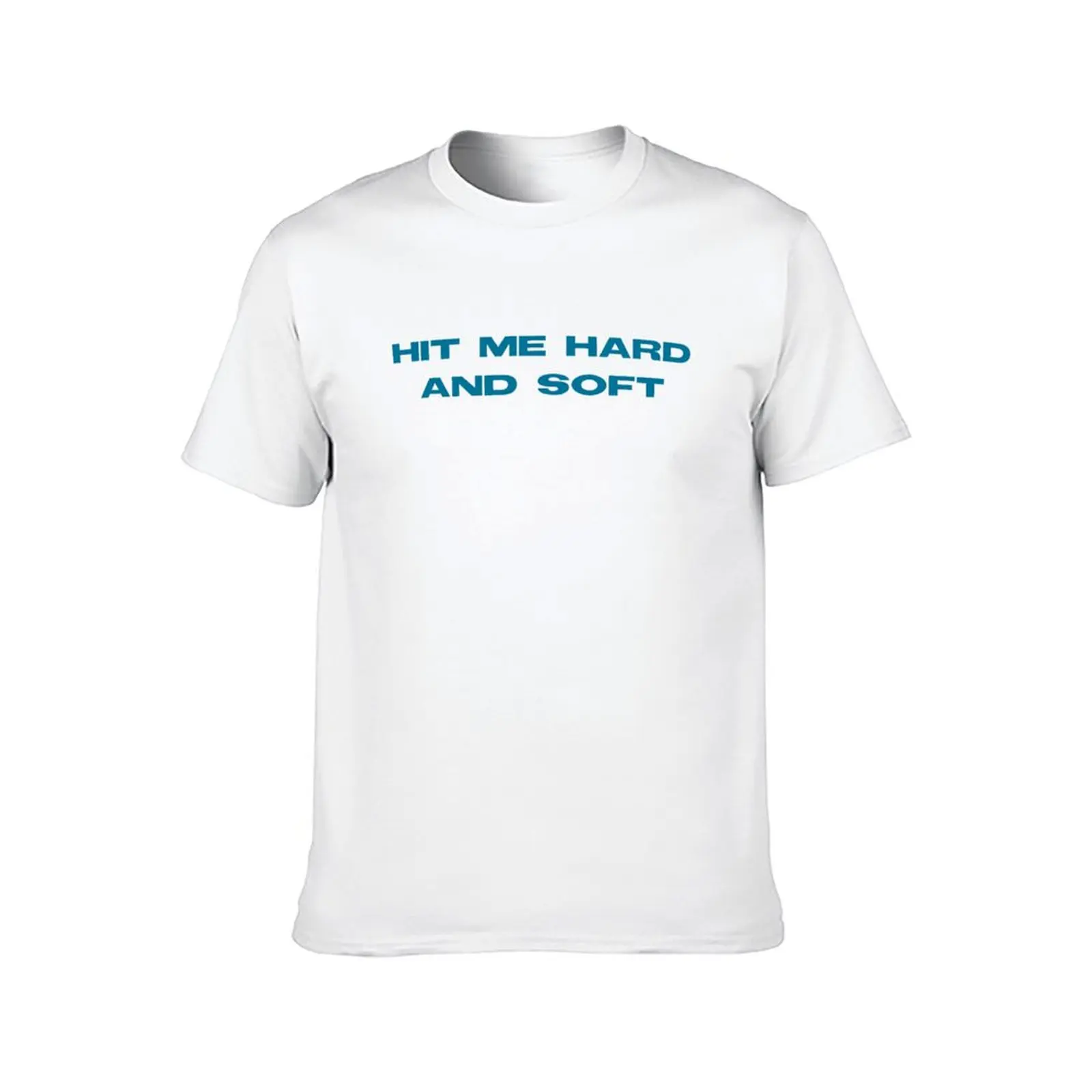 hit me hard and soft T-Shirt sports fans topping mens graphic t-shirts