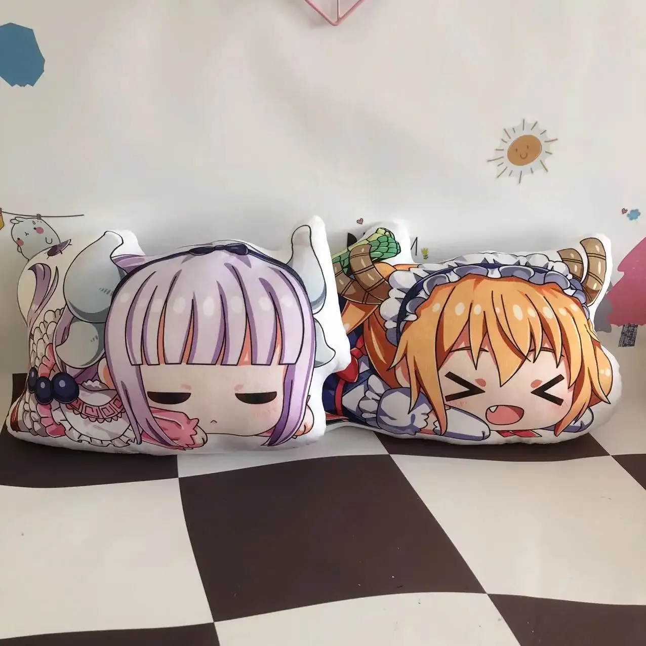 10/45cm Anime Pillow Kanna Kamui Toru Irregular Printed Plush Filling Cushion Doll Toys Exclusive Design Birthday Gifts