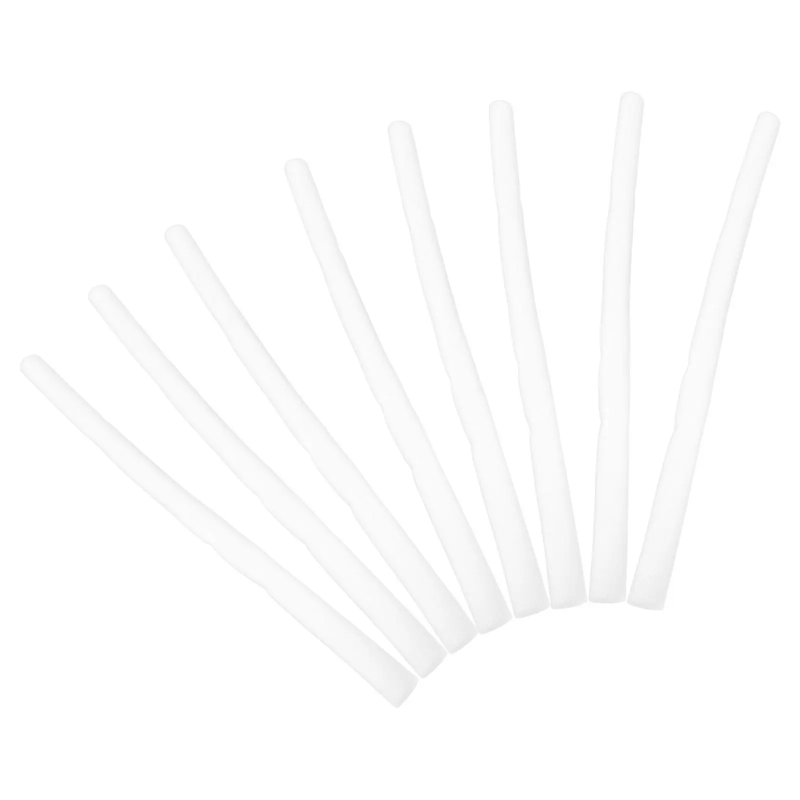 8 Pezzi di Pali di Ricambio per Box per Bambini, Tubi di Supporto in Metallo Rivestiti in Spugna da 64,4 cm per Ringhiere di Sicurezza e Aree Gioco Interne