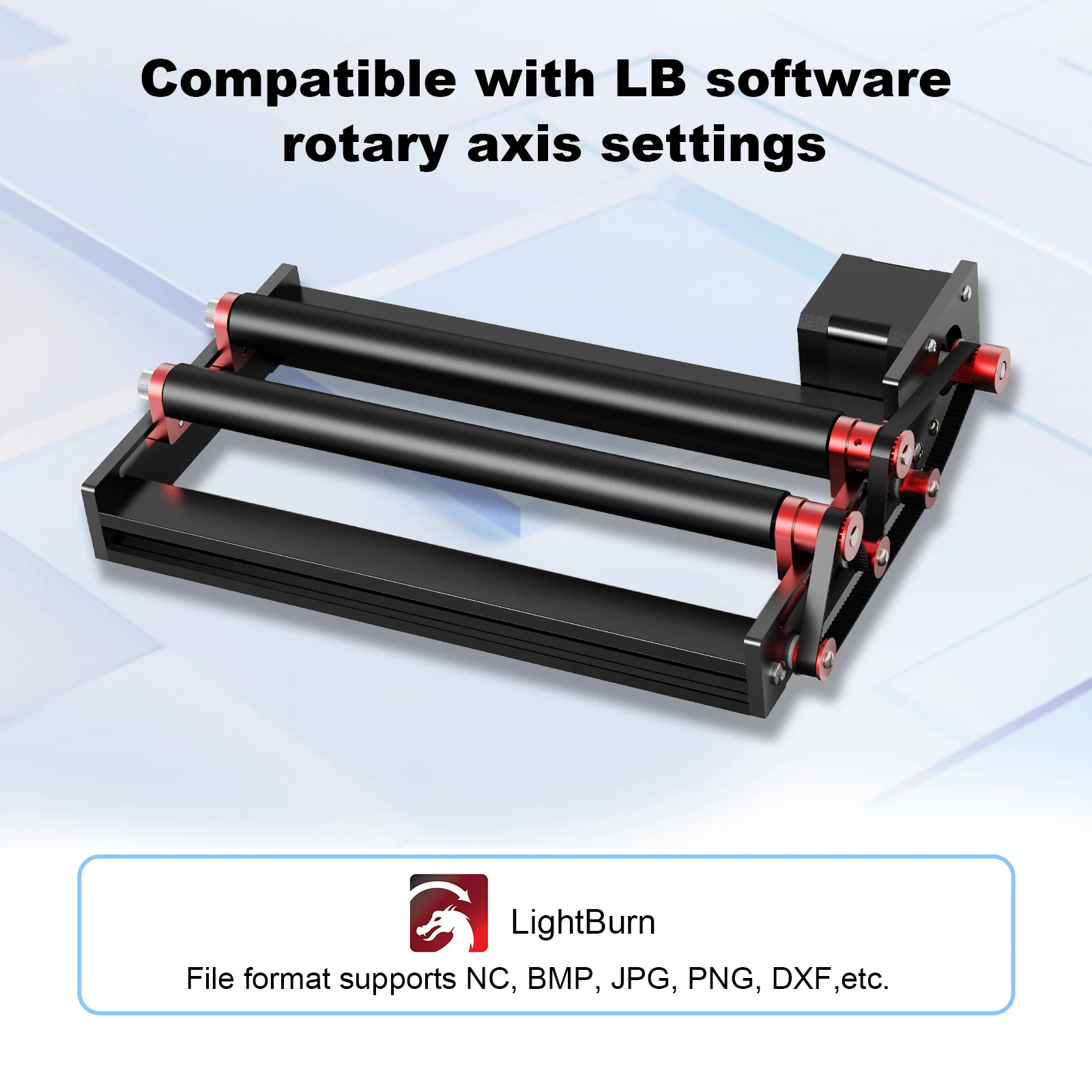 Laservii TR3 Rotating Module with Y-Axis Rotating Rolle For Cylindrical Objects Tumblers Cans  Universal for 95% Laser Engraver