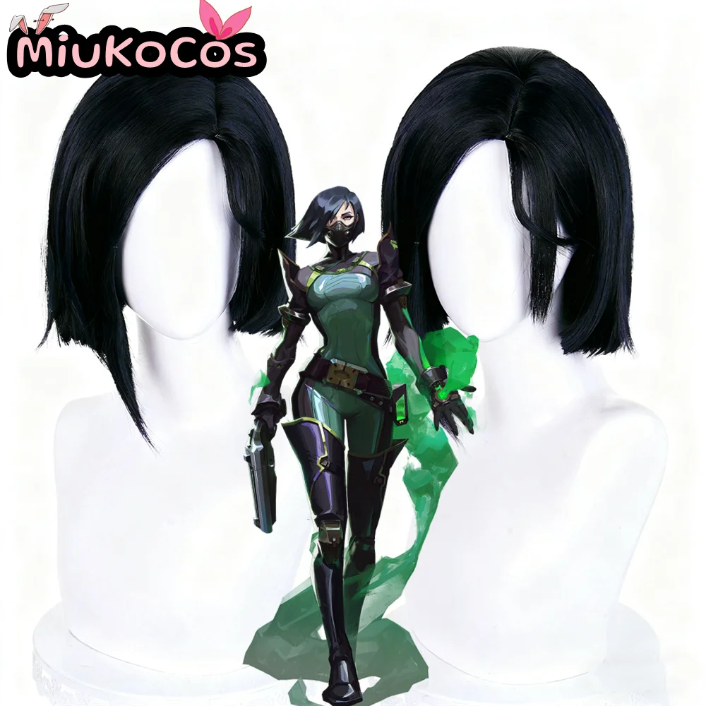 

В НАЛИЧИИ Парик для косплея Viper MiukoCosplay Game Valorant Косплей