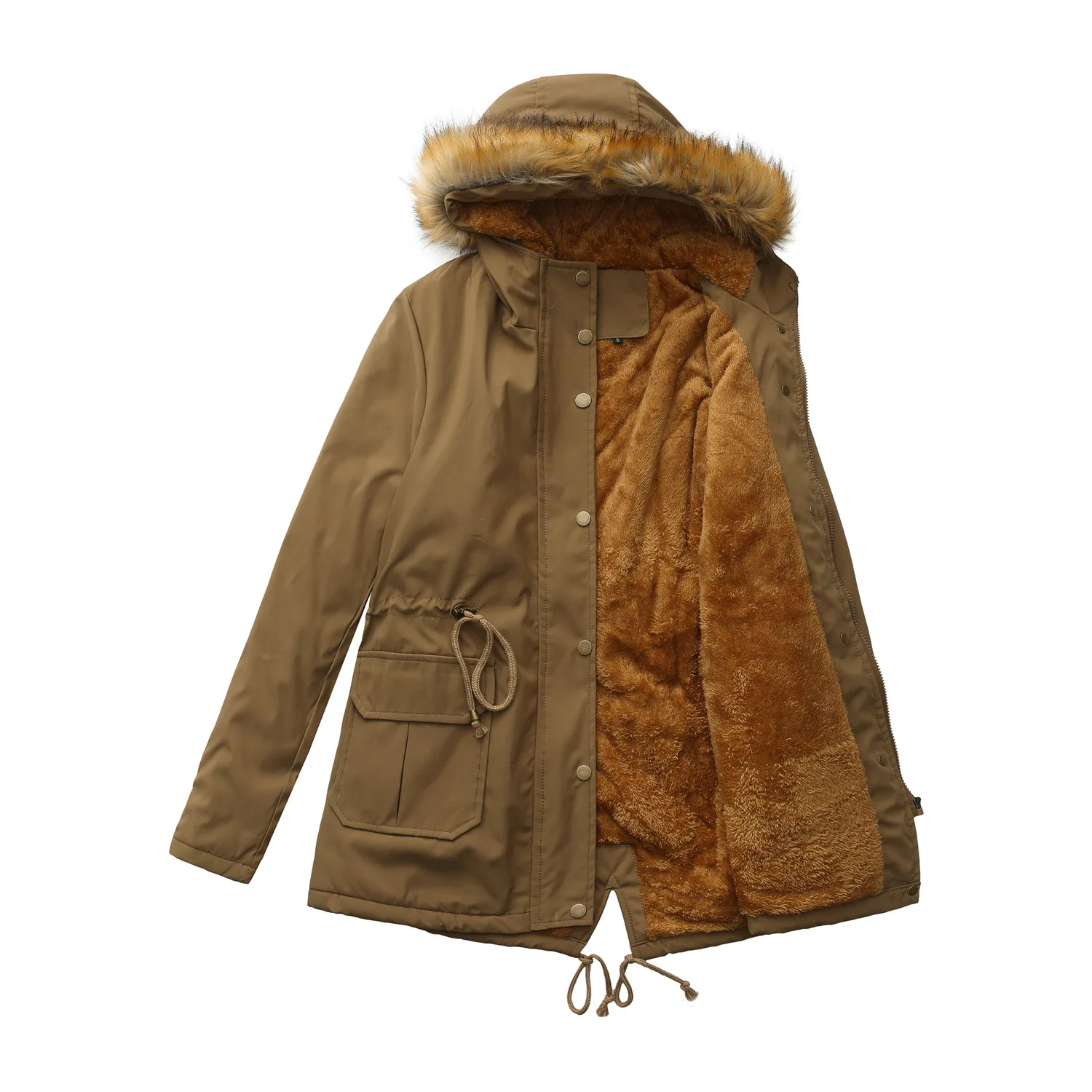 

Winter Padded jacket Women Goose Down Jacket Clothes Thick Parkas Warm Add fleece Outerwears Hooded Puffer Coats Canada HXWSY255