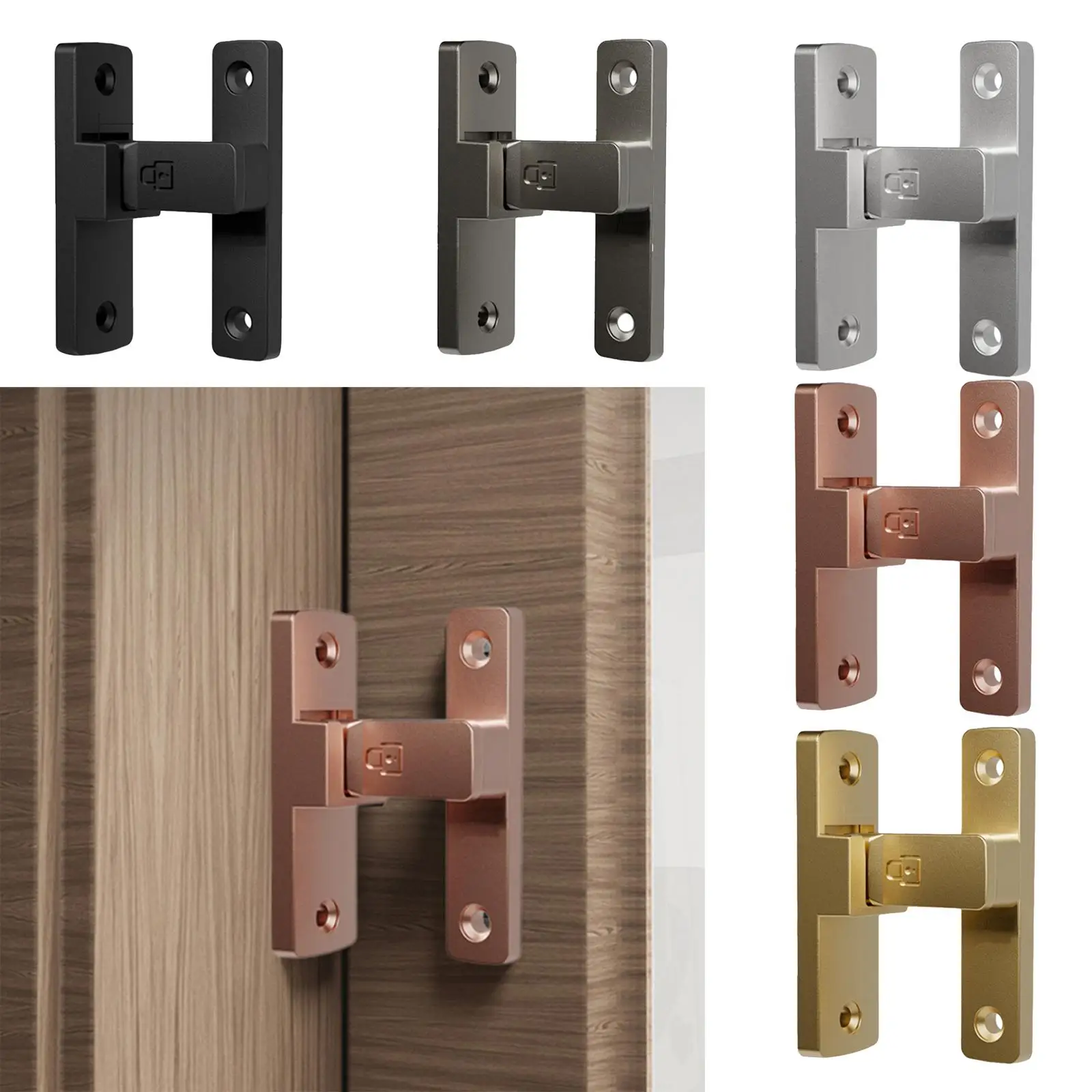 

Дверная защелка под углом 90 градусов с винтами, простая установка, защелки для ворот, дверные замки для гаражных шкафов, ванных комнат, для использования внутри и снаружи помещений, для сада