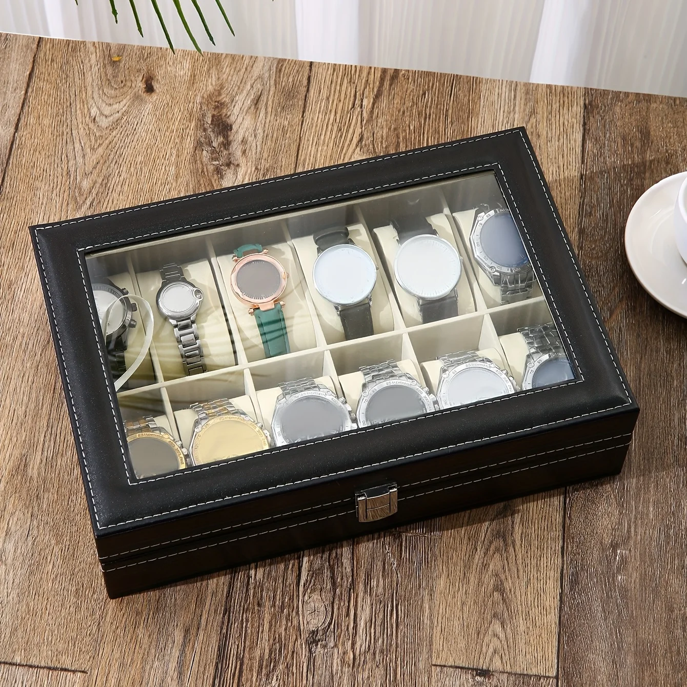 صندوق تخزين ساعات من الجلد الص - مراجعة Jewelry Box That Holds Watches وسعره