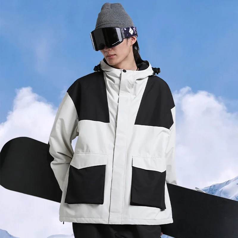 

Skiing Top Outdoor Thickened Female Snow Clothing Winter Men 2025 Sport New Snowboard Wear Warm Windproof Waterproof Ski Jackets