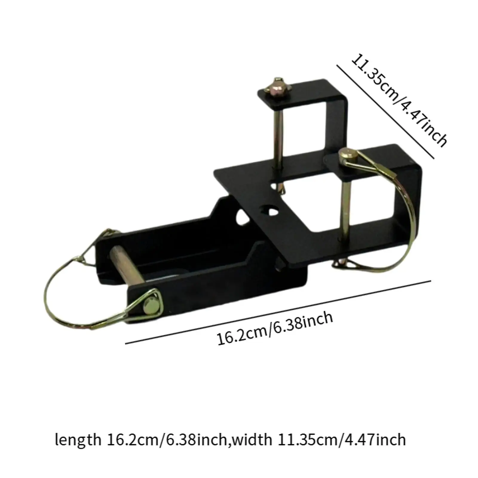 Garbage Can Coupler Receiver Trash Can Hitch Easy to Install Sturdy Universal 3 Removable Clips for Wheeled Trash Garden Tool