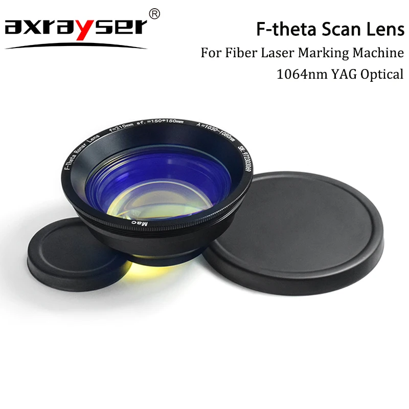 

F-theta Scan Laser Lens for Fiber Marking Machine D150/200/300mm Focal Length 100-420mm M85 Wavelength 1064nm Optical Parts