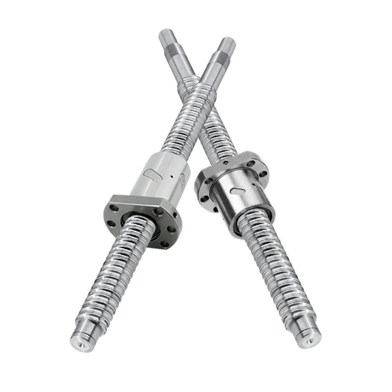 HLTNC – jeu de vis à billes en acier, roulement à plomb de 20mm, SFU2005 avec écrou à bille unique BKBF15, boîtier d'écrou d'accouplement pour CNC personnalisable