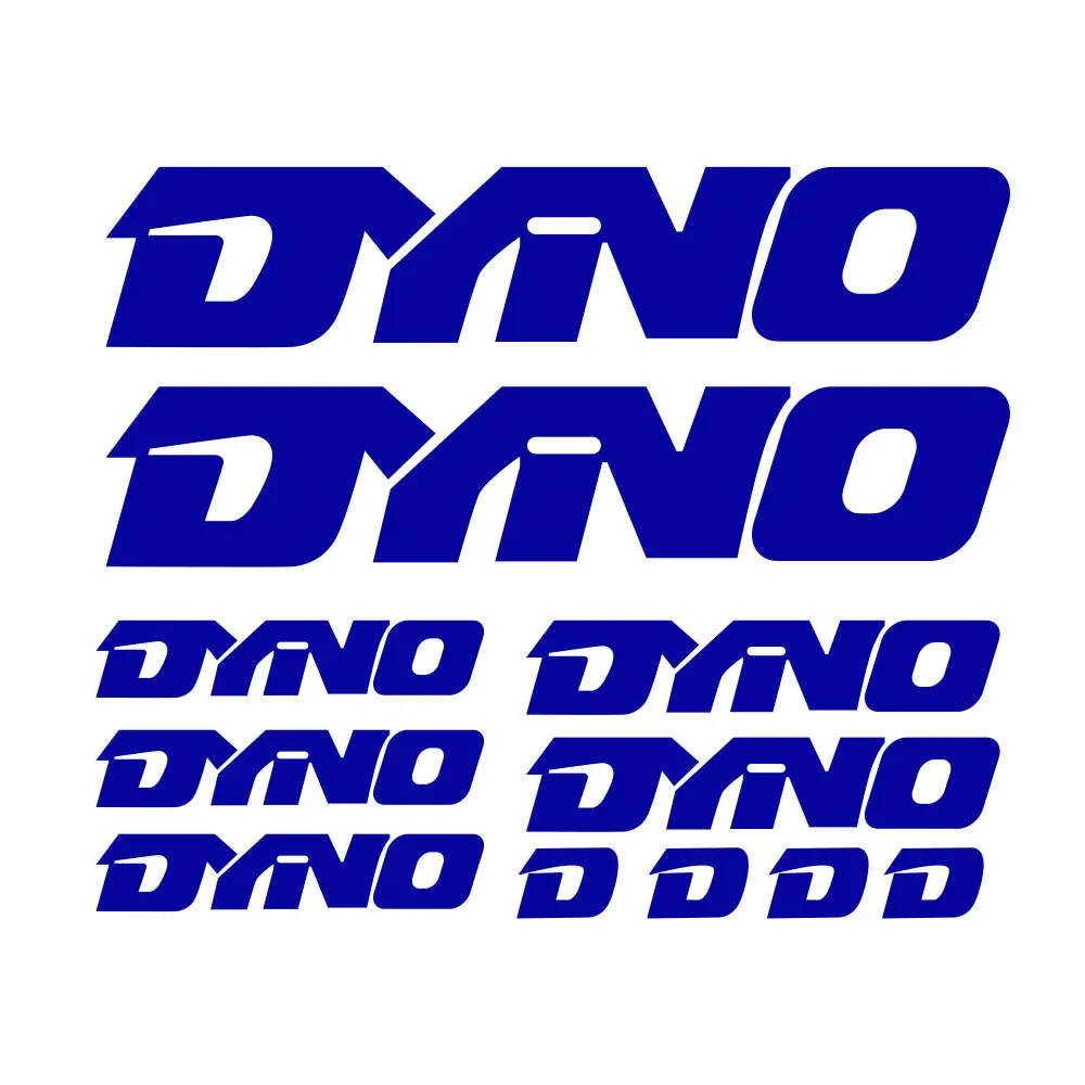 Pegatina de vinilo clásica para bicicleta BMX Dyno
