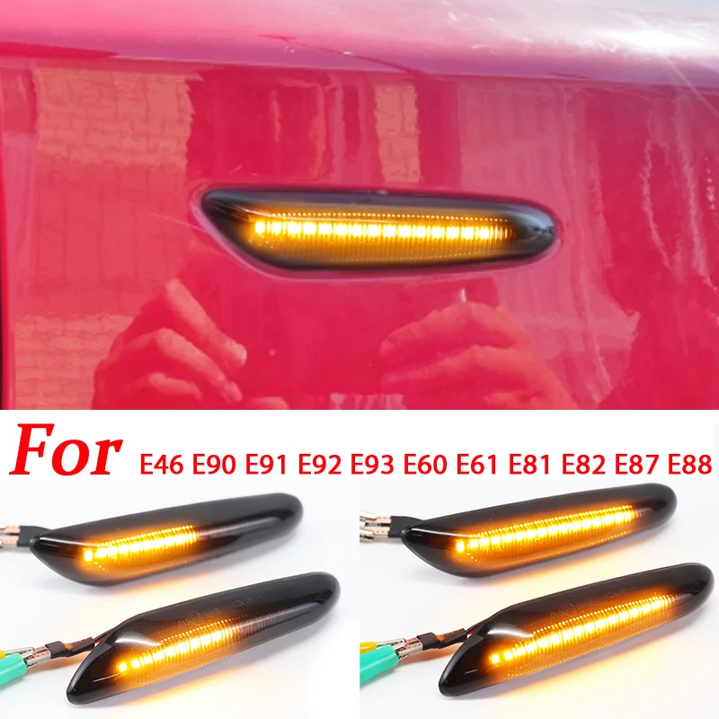 

For BMW E81 E87 E46 E36 E60 E61 E90 E91 E92 E93 X1 E84 Led Dynamic Turn Signal Light Side Fender Marker Sequential Blinker Lamp