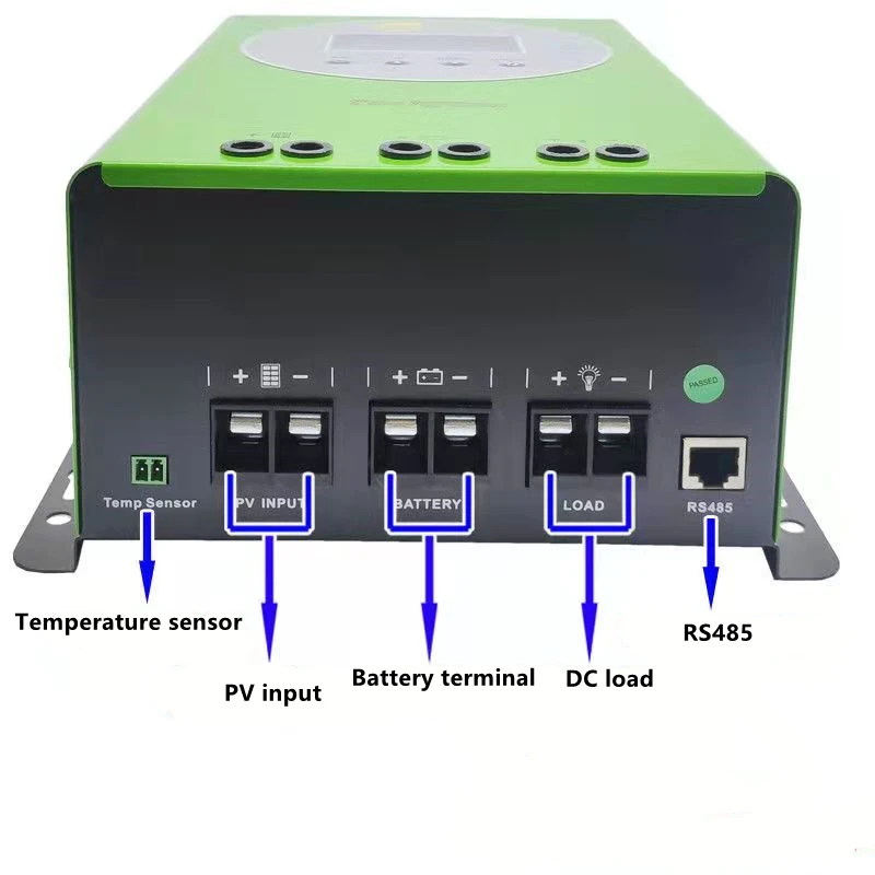 12V 24V 48V 60A MPPT Solar Charge Controller WiFi 150VDC PV Solar Panel Regulator For Lifepo4 Lithium Lead-Acid Gel Battery