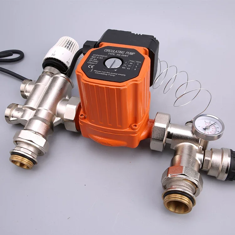 Floor heating special mixing water center temperature control internal circulation pump booster energy saving silent 6 meters