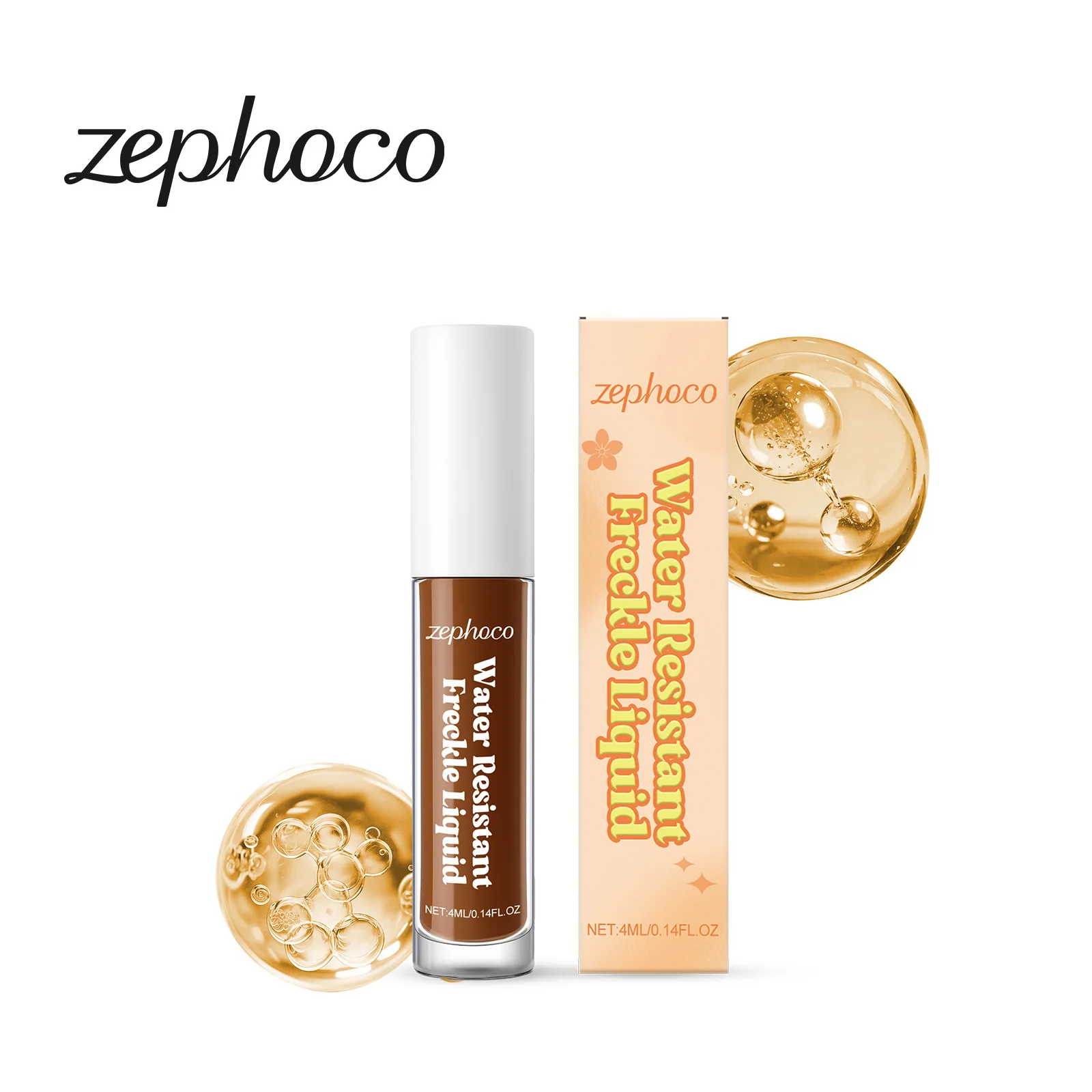 제포코 워터 레지스턴트 프렉클 리퀴드 롱래스팅 시뮬레이션 스팟 페이크 도트 퀵 드라이 내추럴 워터프루프 앤 스웨트 프루프 메이크업