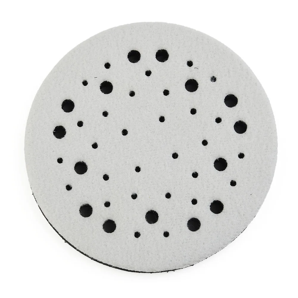 Nova almofada de interface 5 Polegada 125mm hoo k e loo p lixar almofada protetora peças de ferramentas de espuma macia para lixadeiras moedores