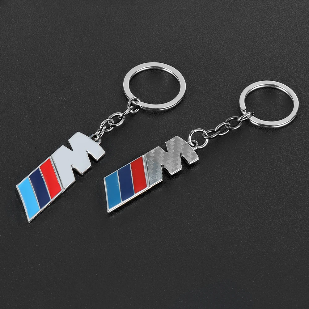 BMW Keychain Metal Emblem Style Keyring Car Motorcycle Accessories Fashion Gift For BMW M Performance M3 M5 M6 Power F10 F13 E30